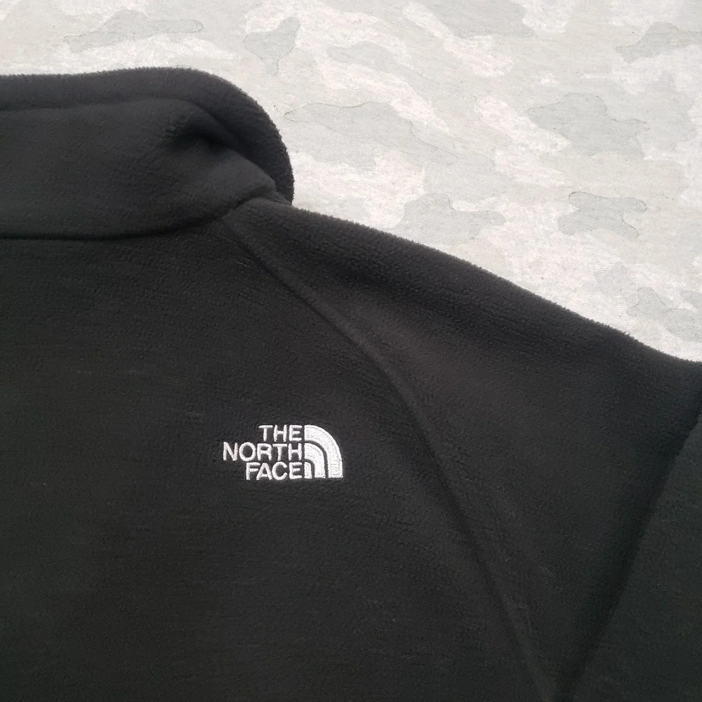 The North Face Sweatshirt Mens‎ Small Black Fleece Full Zip Pockets Outdoors